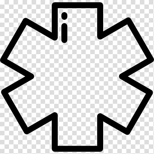 Star of Life Emergency medical services Computer Icons , asterisk transparent background PNG clipart