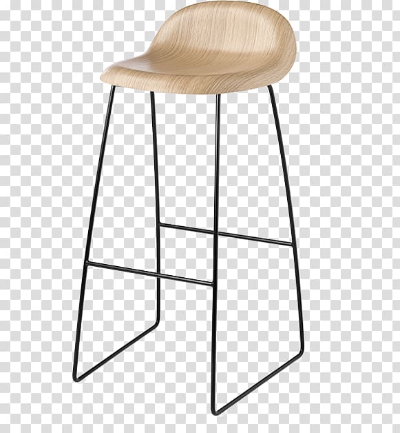 Bar stool Chair Seat Gubi, iron stool transparent background PNG clipart