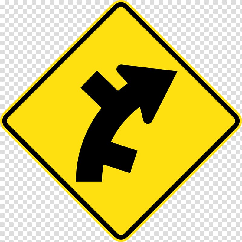 Traffic sign Warning sign Direction, position, or indication sign, road transparent background PNG clipart