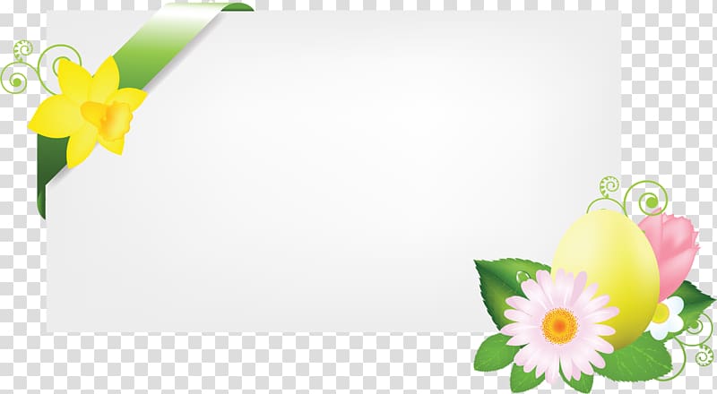 Easter, camomile transparent background PNG clipart