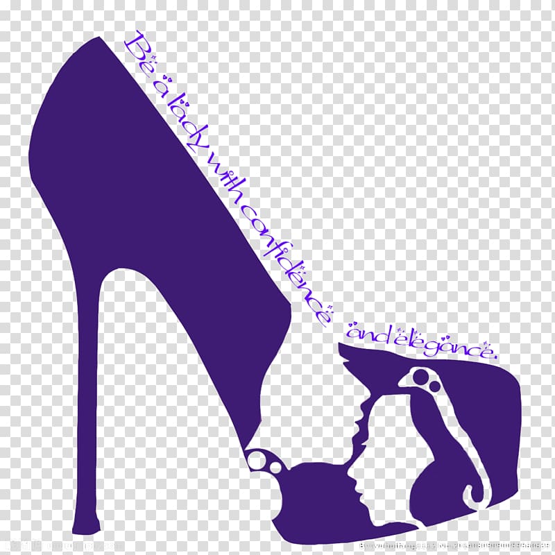 Shoe Logo High-heeled footwear, Dark blue high heels wedding shoes icon transparent background PNG clipart