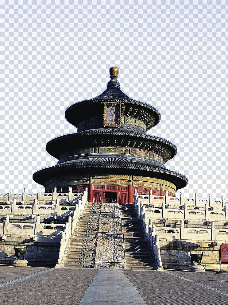 Temple of Heaven Summer Palace Forbidden City Great Wall of China Yu Garden, Temple of Heaven transparent background PNG clipart