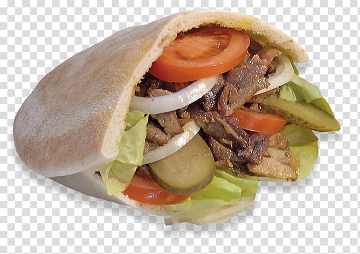 Pan bagnat Gyro Breakfast sandwich Shawarma Hamburger, Chicken gyro transparent background PNG clipart