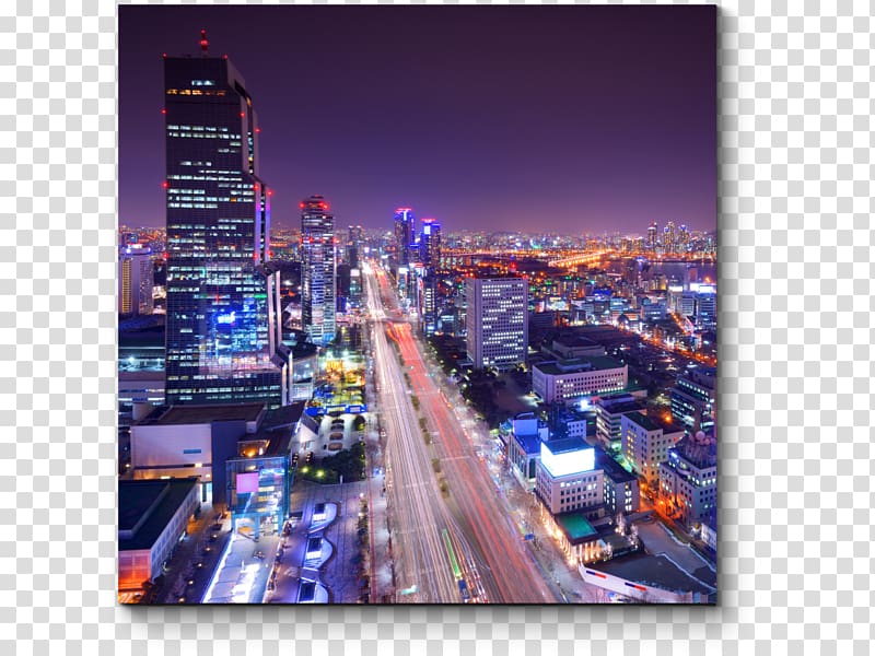 Gangnam District Skyline , south korea transparent background PNG clipart