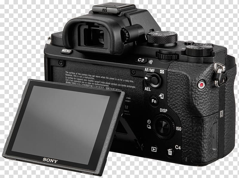 Full-frame digital SLR Sony α7 Camera lens Mirrorless interchangeable-lens camera, camera lens transparent background PNG clipart