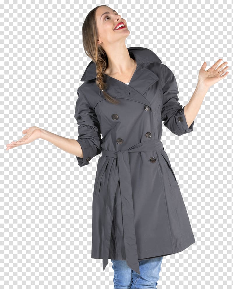 Trench coat Raincoat Regenbekleidung Overcoat, rainy day transparent background PNG clipart