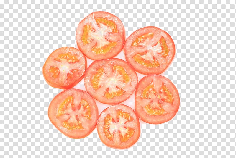 Cherry tomato Vegetarian cuisine Vegetable Pear tomato Fried green tomatoes, Cut tomatoes transparent background PNG clipart