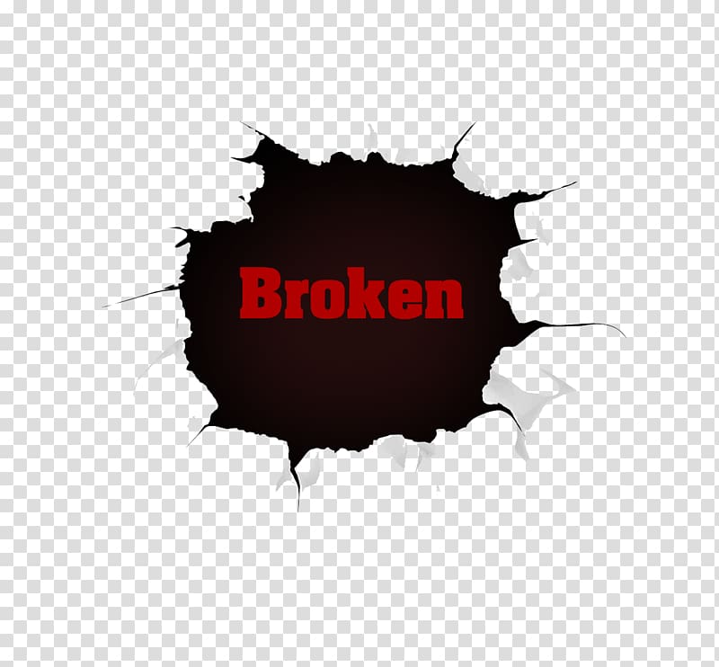 hole with broken text illustration, Paper Black hole, Tear broken black floating material transparent background PNG clipart