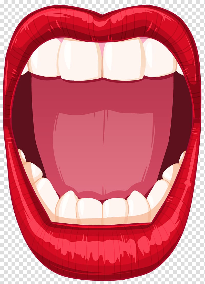 Open Portable Network Graphics graphics, Mouth Cartoon transparent background PNG clipart