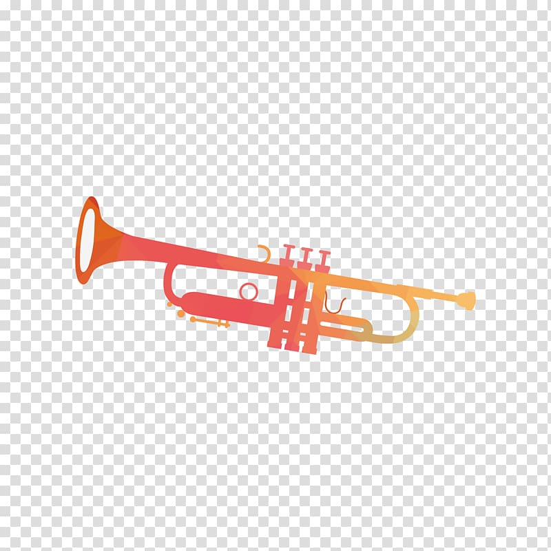 Musical instrument Trumpet Guitar, Color trumpet transparent background PNG clipart