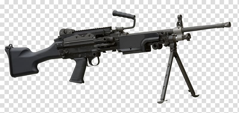 FN Minimi FN Herstal Light machine gun 5.56×45mm NATO, machine gun transparent background PNG clipart
