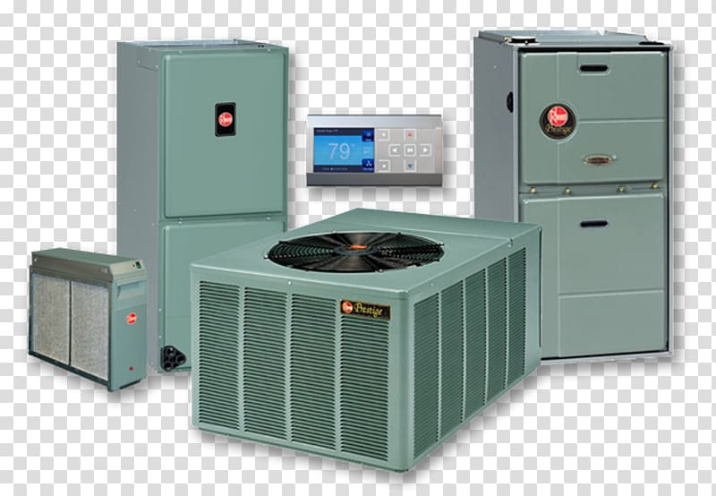 Furnace HVAC Air conditioning Refrigeration Rheem, others transparent background PNG clipart