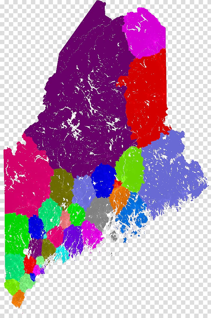 Maine Senate Electoral district Augusta Maine\'s congressional districts, map transparent background PNG clipart