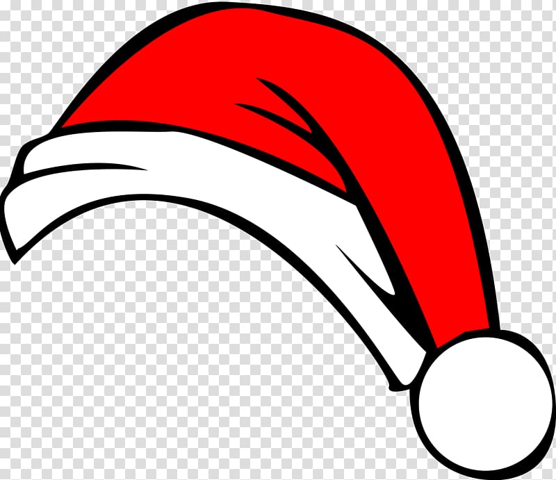 Santa Claus hat transparent background PNG clipart