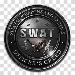 SWAT logo, Swat Badge transparent background PNG clipart