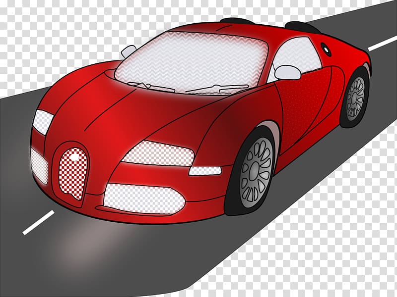 Sports car Bugatti Veyron Automotive design, Automobile transparent background PNG clipart