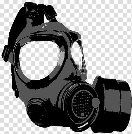 Gas mask transparent background PNG clipart