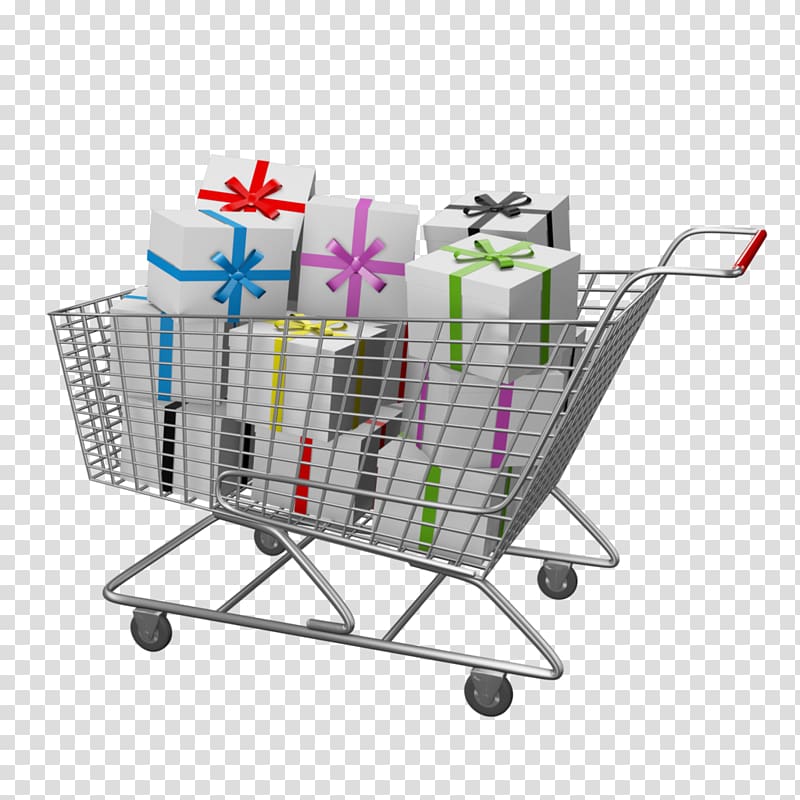 Shopping cart Gift Online shopping Retail, super market transparent background PNG clipart