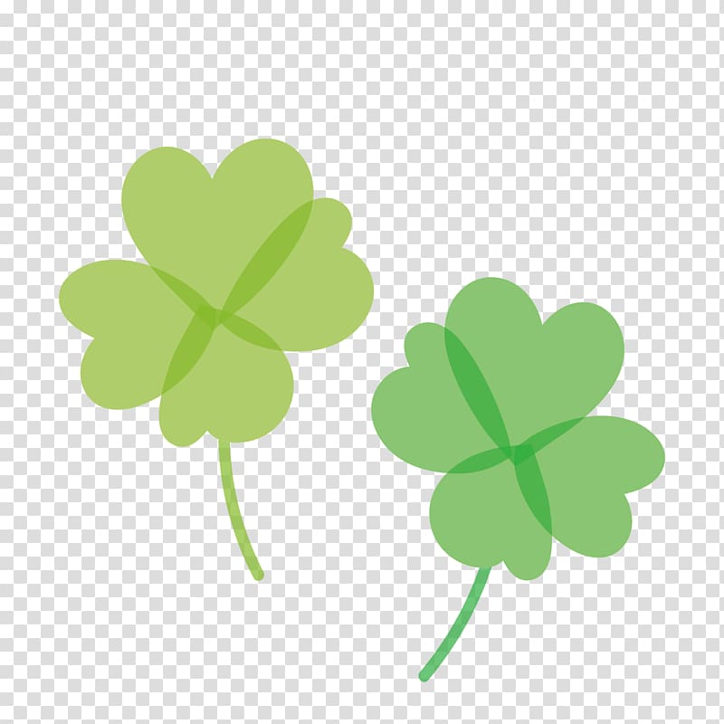 Four-leaf clover Symbol, 4 leaf clover transparent background PNG clipart