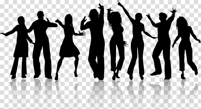 a group of people dancing transparent background PNG clipart