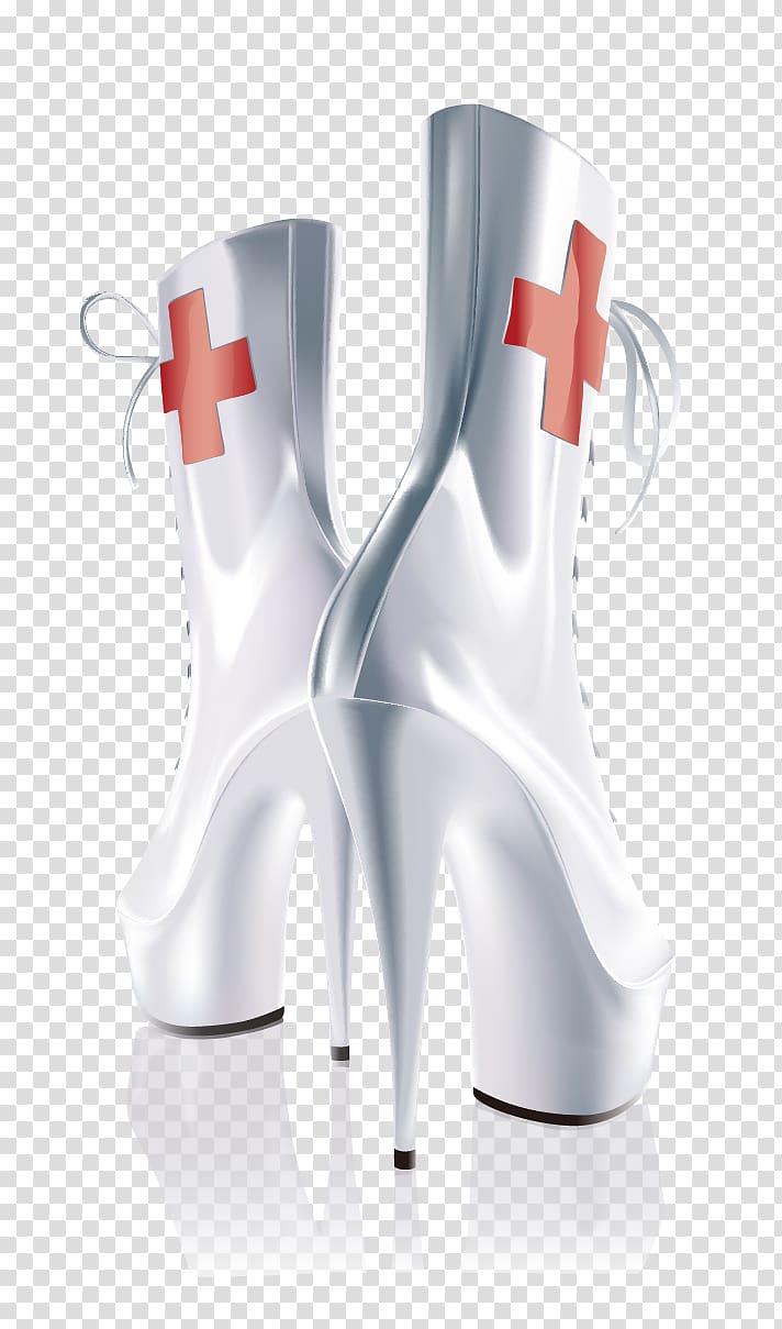 T-shirt Boot Nursing Shoe, heels transparent background PNG clipart