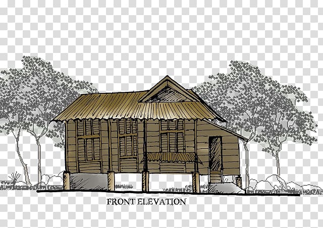 Property House Cottage Log cabin Hut, balik kampung transparent background PNG clipart