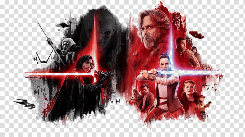 Kylo Ren Luke Skywalker Rey Leia Organa Skywalker family, The Last Jedi transparent background PNG clipart