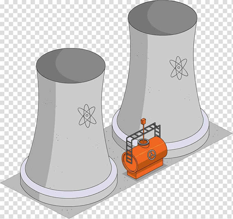 The Simpsons: Tapped Out Mr. Burns Cooling tower Evaporative cooler, power plants transparent background PNG clipart