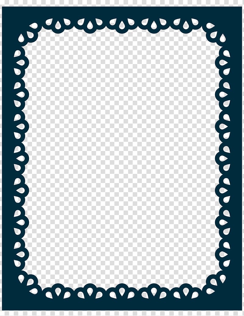 scalloped frame clipart