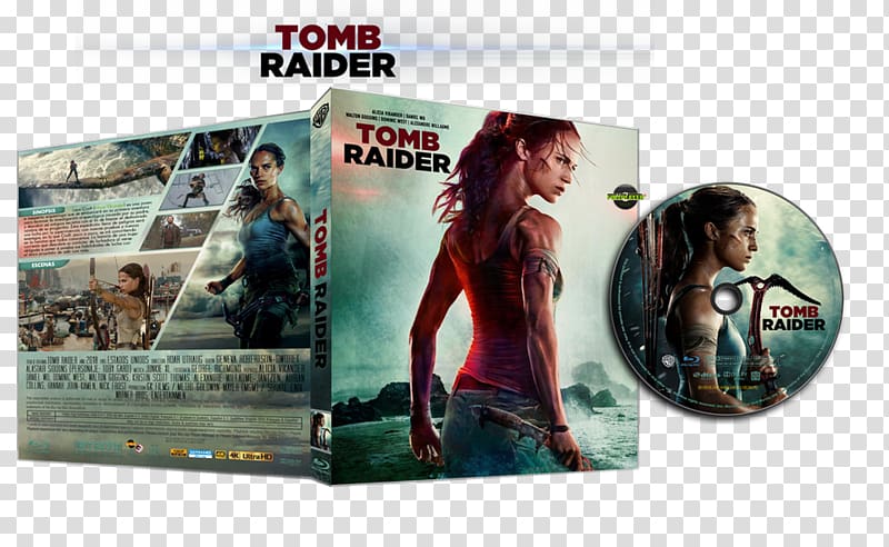 Blu-ray disc Tomb Raider Film Poster Compact disc, chicano transparent background PNG clipart