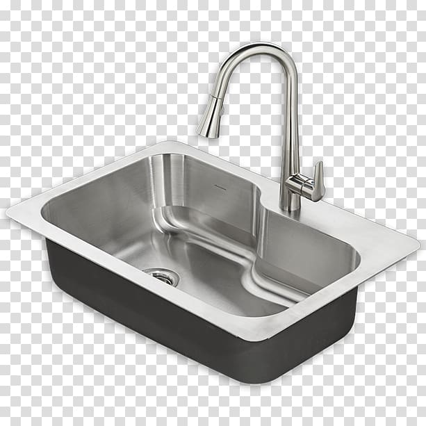 kitchen sink Stainless steel American Standard Brands, sink transparent background PNG clipart