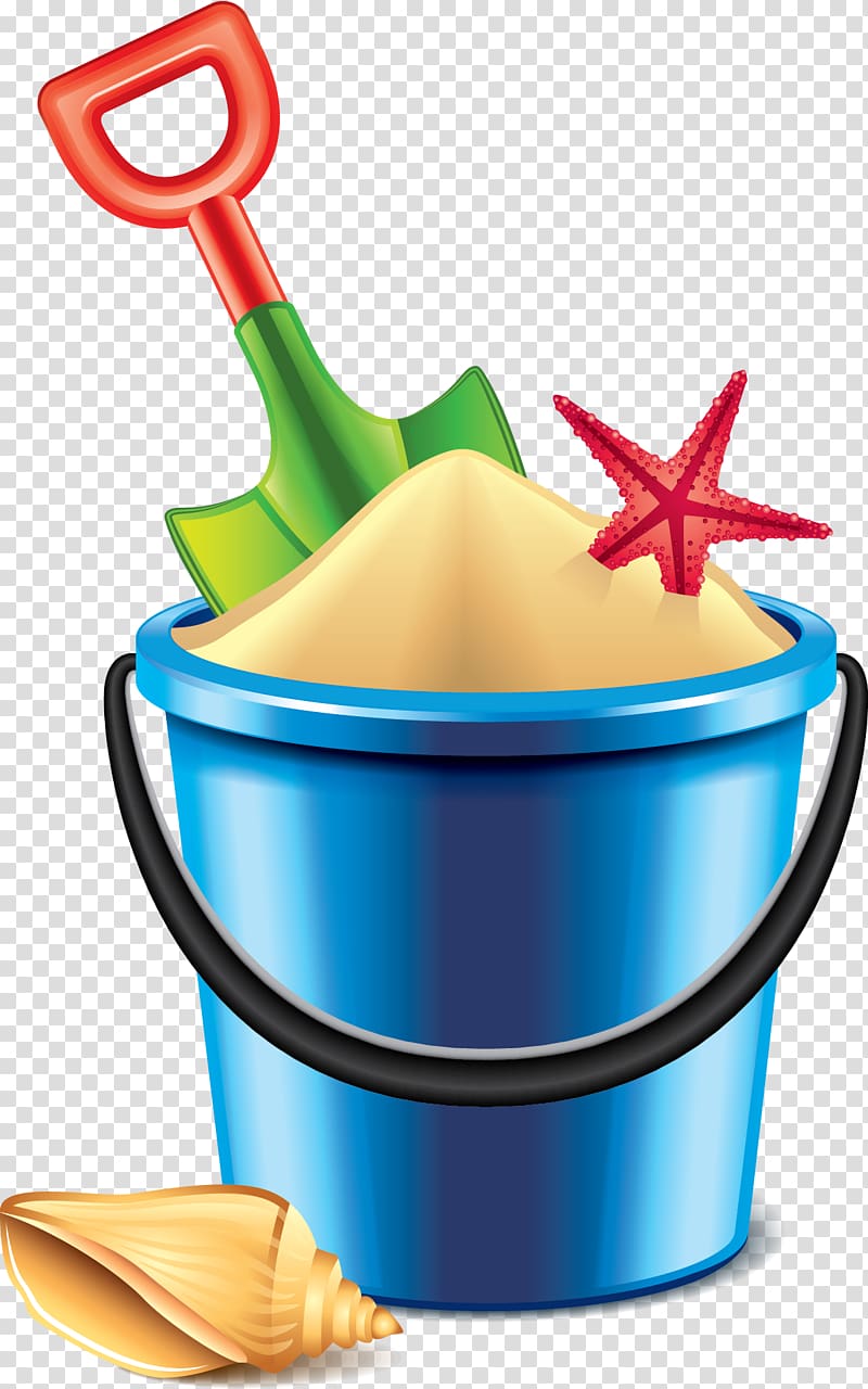 Bucket and spade , bucket transparent background PNG clipart