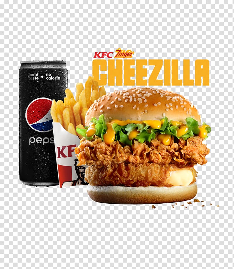 Cheeseburger KFC Buffalo burger Hamburger Slider, ayam goreng transparent background PNG clipart