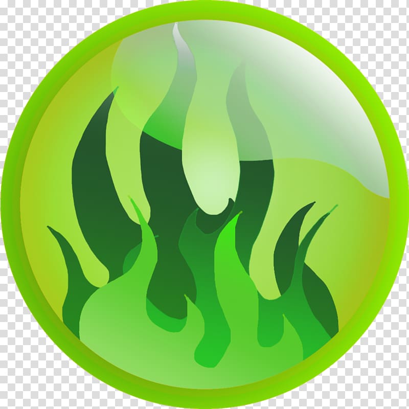 green flame clipart