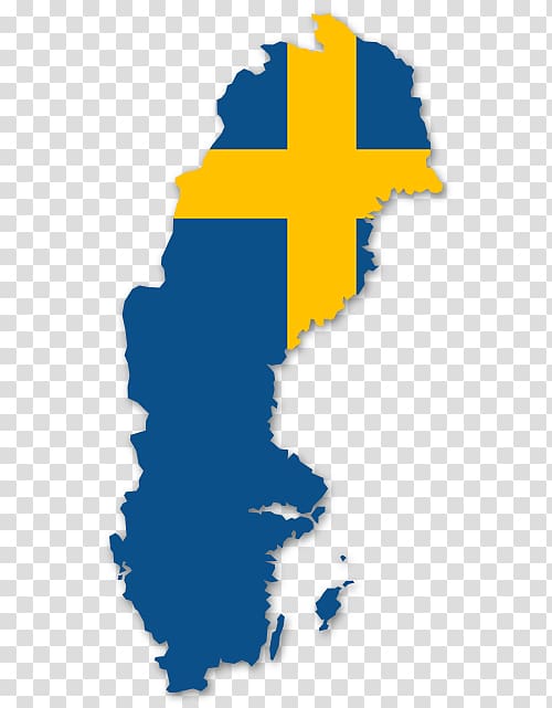 Flag of Sweden Map, map transparent background PNG clipart