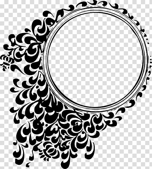 round frame illustration, Circle , batik transparent background PNG clipart