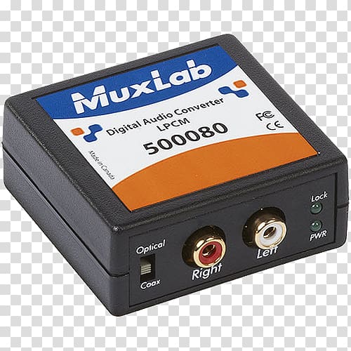 Digital audio Digital-to-analog converter S/PDIF Analog signal TOSLINK, others transparent background PNG clipart