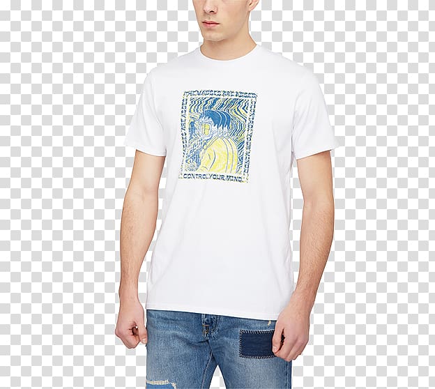 T-shirt T Shirt Quiksilver Clothing Sleeve, denim white shirt transparent background PNG clipart