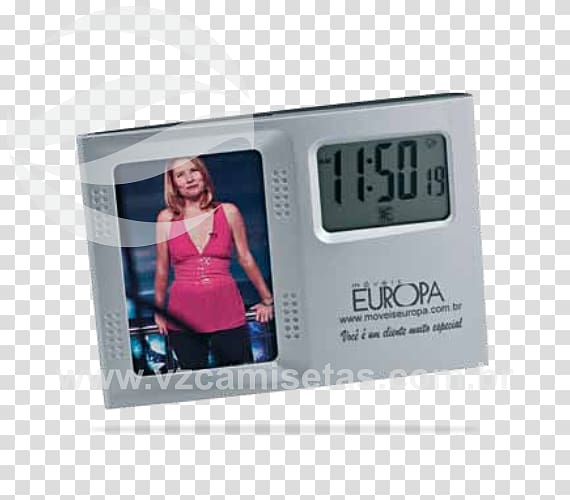 Alarm Clocks Product design Measuring Scales Electronics, Porta retrato transparent background PNG clipart