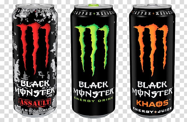 Energy drink Monster Energy Burn Red Bull Fizzy Drinks, burn transparent background PNG clipart