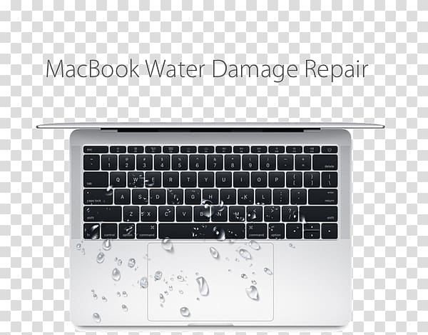 Mac Book Pro MacBook Air PowerBook, spilled water transparent background PNG clipart