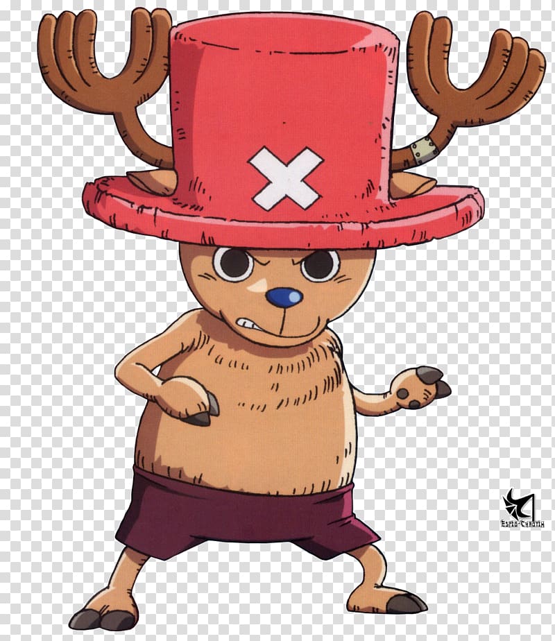 Luffy wearing straw hat PNG Image