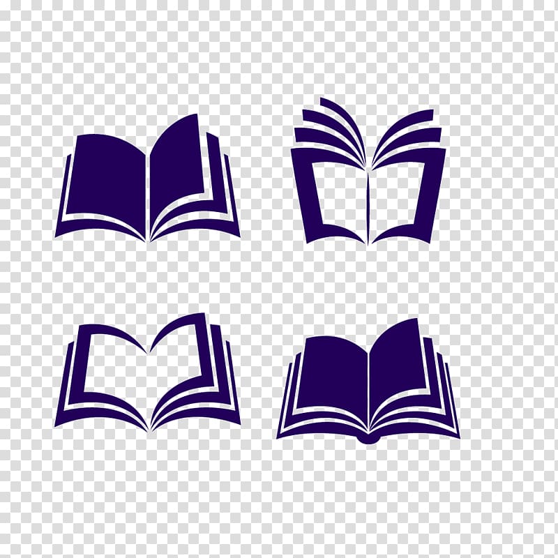 open book , Book Euclidean Icon, Purple book icon transparent background PNG clipart