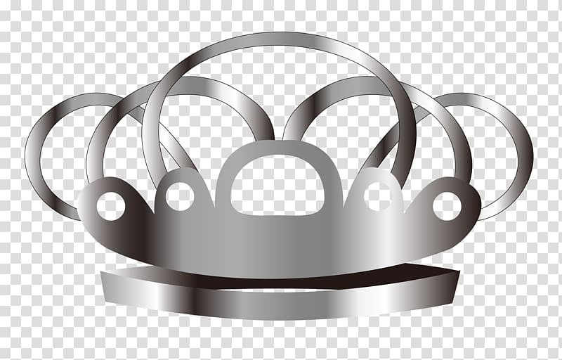 Silver Adobe Illustrator, Silver Crown transparent background PNG clipart