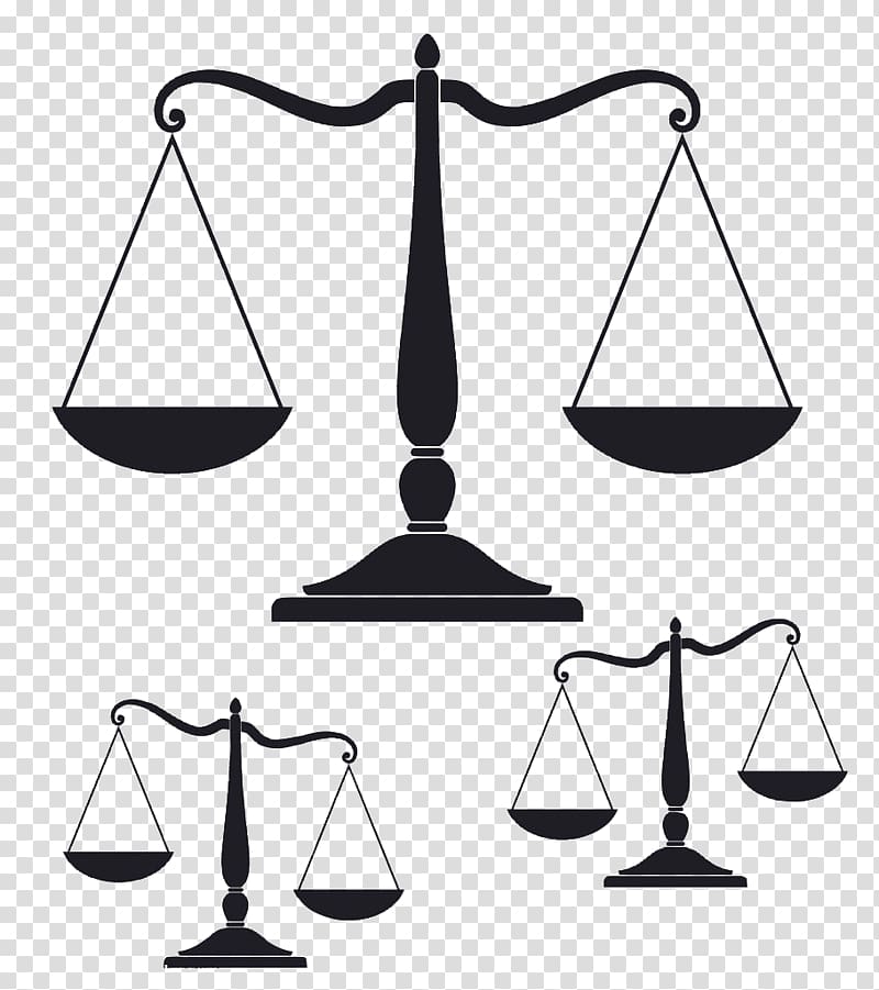 three balance scale , illustration Euclidean , Balance scale silhouette transparent background PNG clipart
