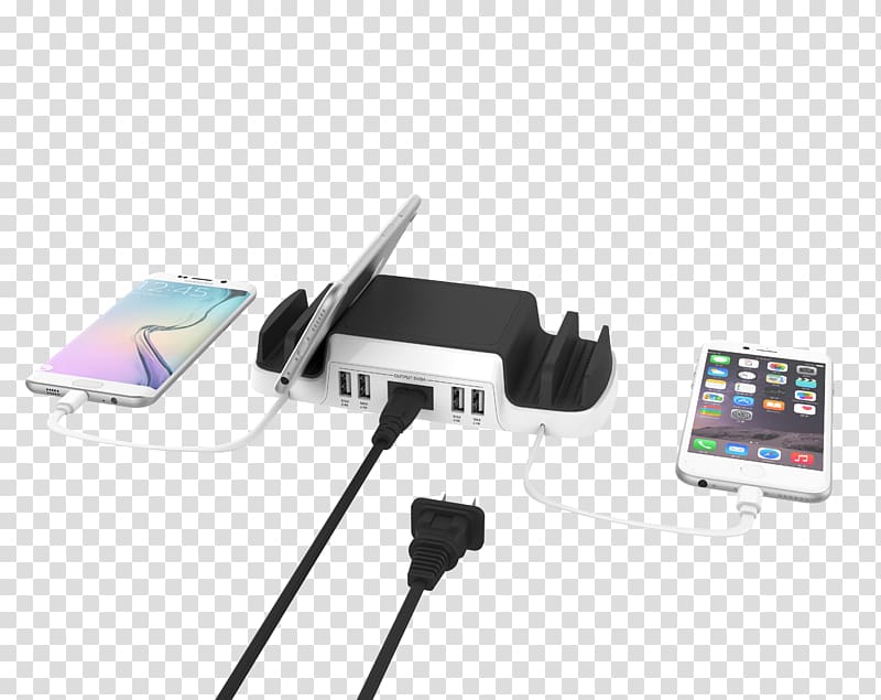 Battery charger Micro-USB Gadget Electronics, Charging Station transparent background PNG clipart