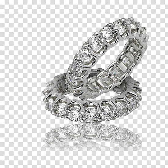 Eternity ring Jewellery Diamond Wedding ring, ring transparent background PNG clipart