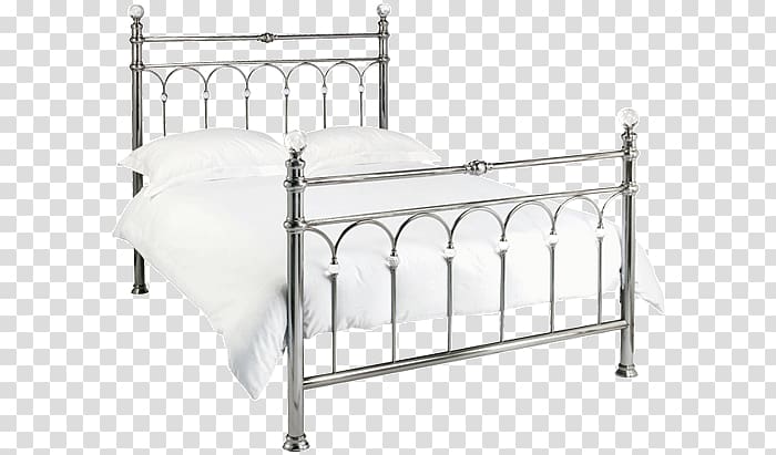Bed frame Bedroom Bed size, Metal Flyer transparent background PNG clipart