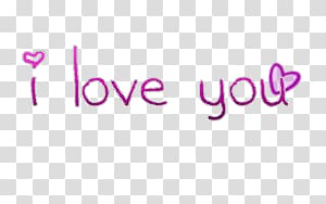 I love you transparent background PNG clipart