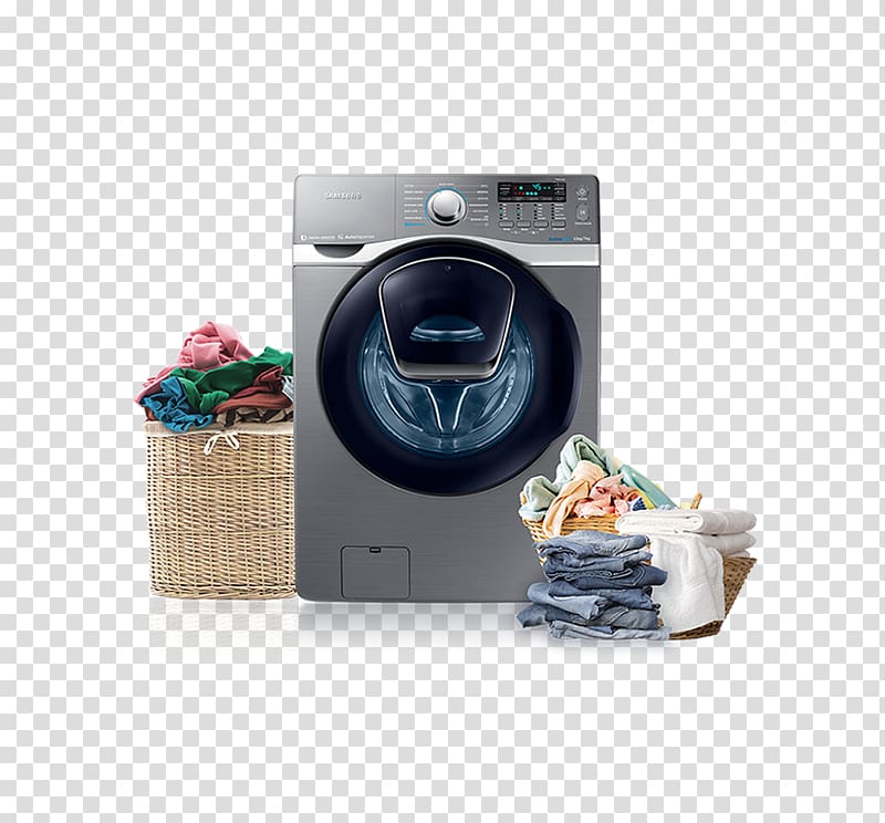 Washing Machines Clothes dryer Lavadora Samsung Samsung 8kg Smart Washing Machine Samsung AddWash WF15K6500, samsung transparent background PNG clipart